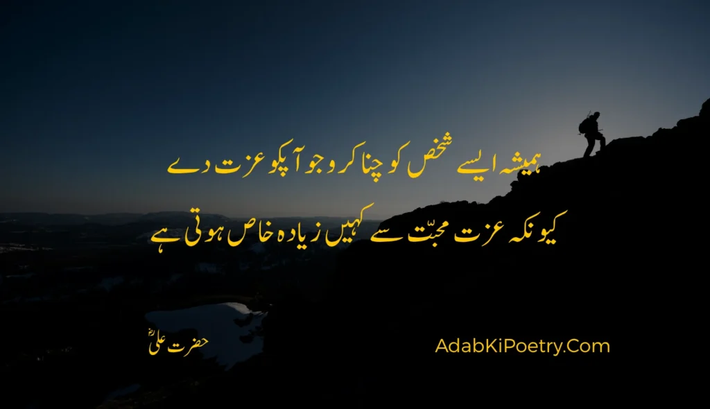Hazrat Ali Quotes In Urdu