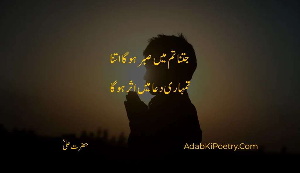 Hazrat Ali Quotes In Urdu