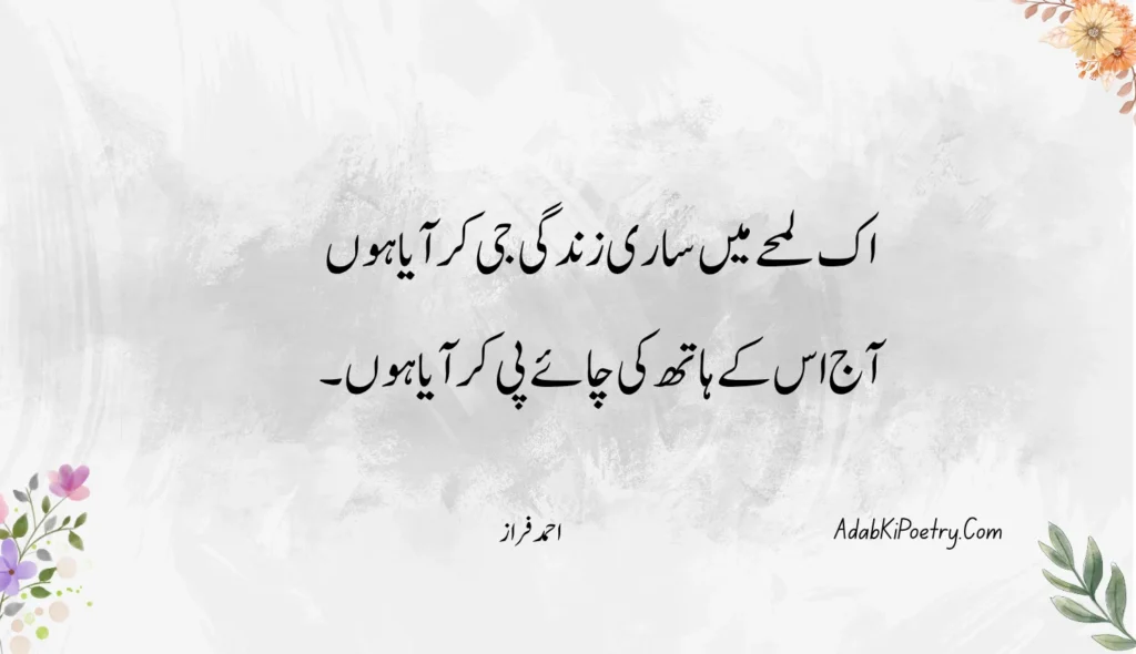 deep romantic poetry in urdu