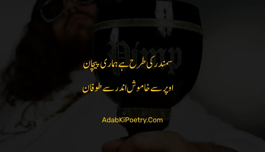 attitude poetry in urdu 2 lines text

