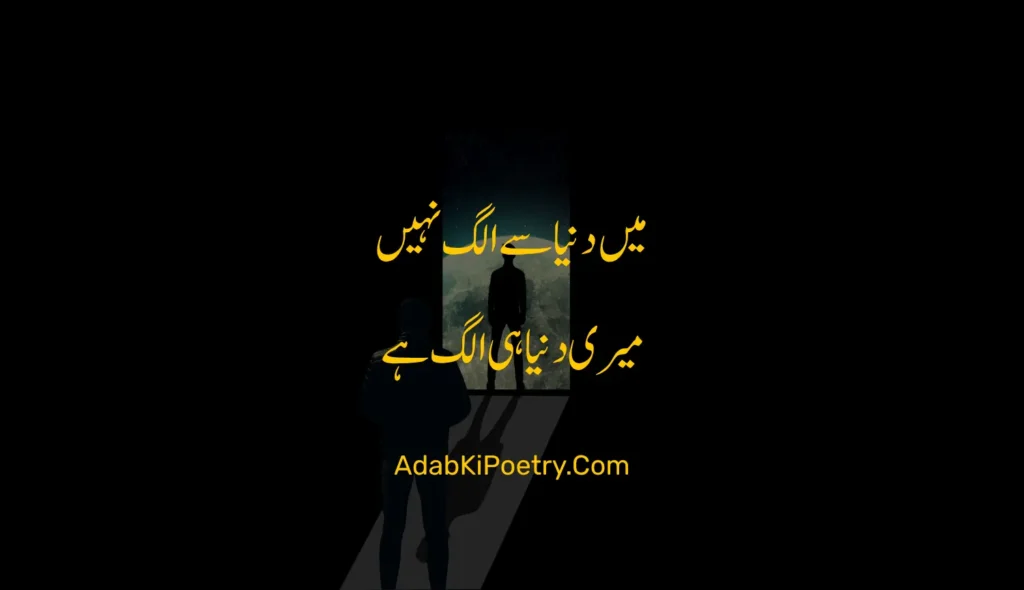 attitude poetry urdu

