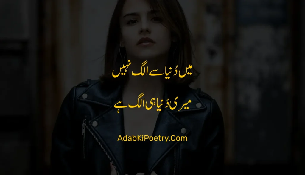 cool attitude poetry urdu

