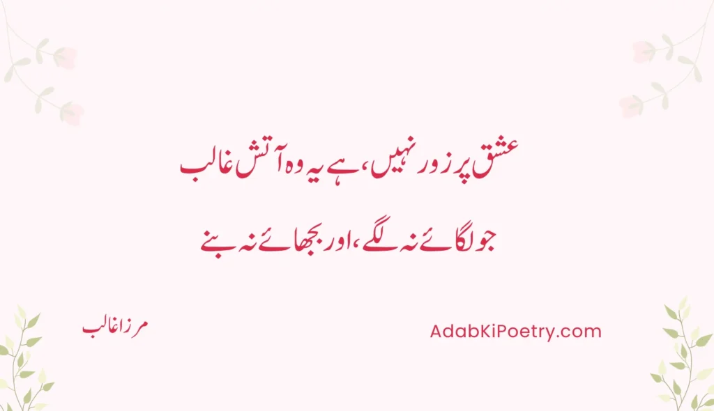 Love Poetry In Urdu Text